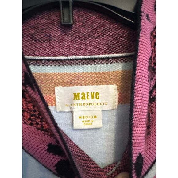 ANTHROPOLOGIE MAEVE FANCIFUL MOCK NECK SWEATER size M - Picture 8 of 10